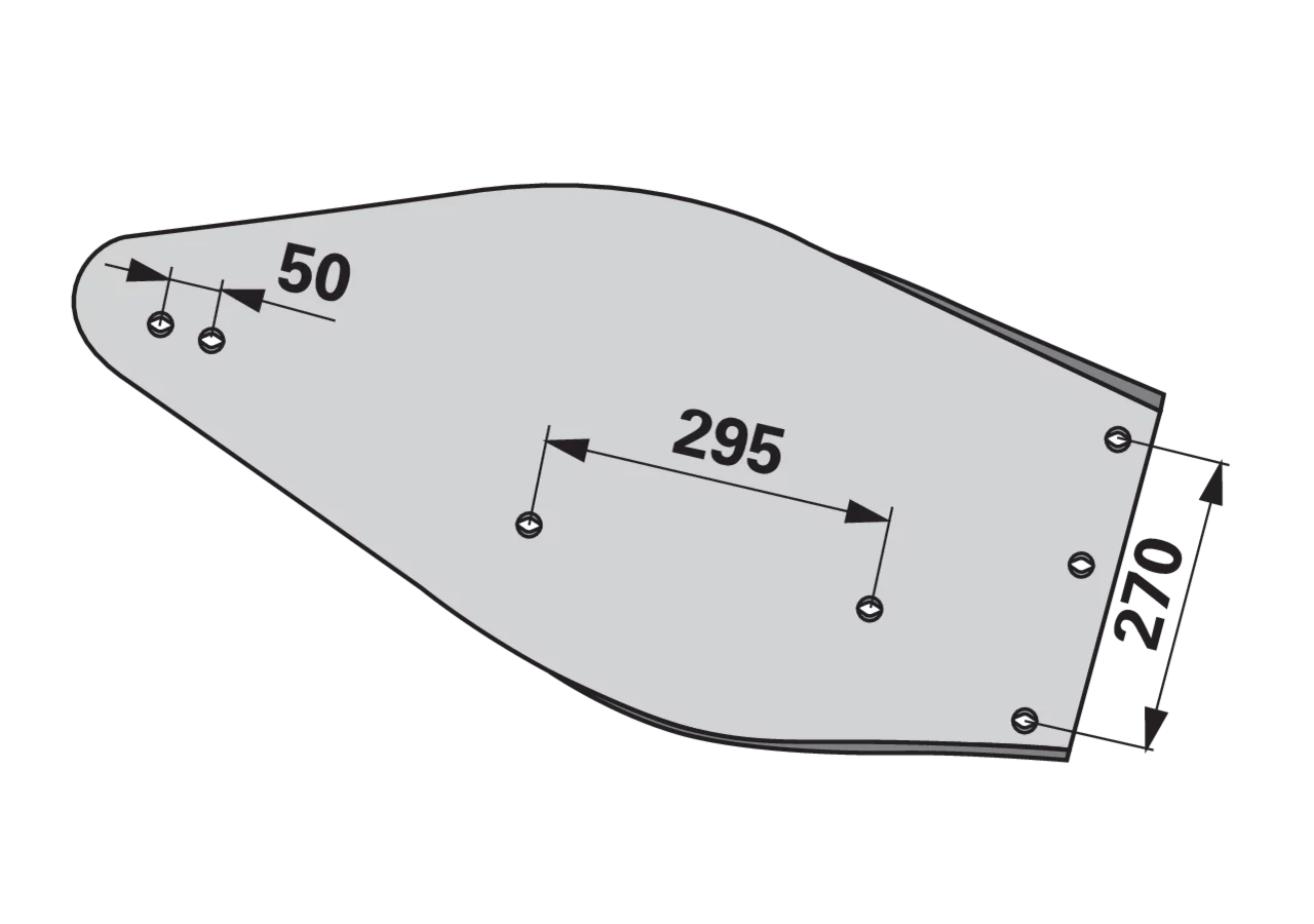 Mollblech rechts – passend für Kuhn 616138 iQparts