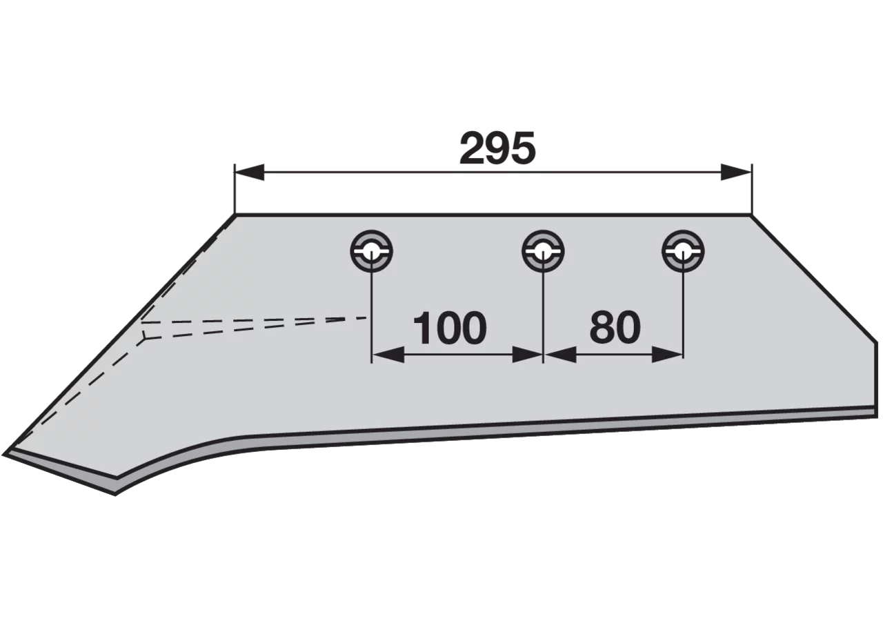Schnabelschare links – passend für KMF WY 25 iQparts