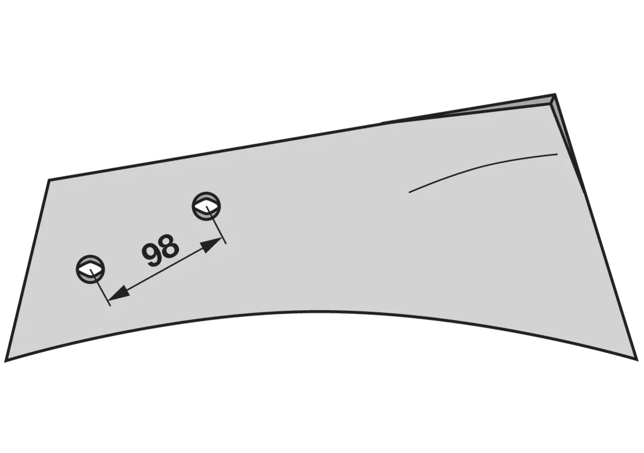 Strohleitblech links – passend für Kverneland 73-63301 iQparts