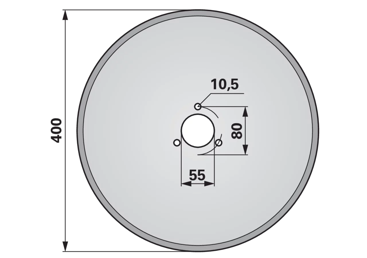 Sechscheibe glatt – passend für Kverneland 056111 Bellota