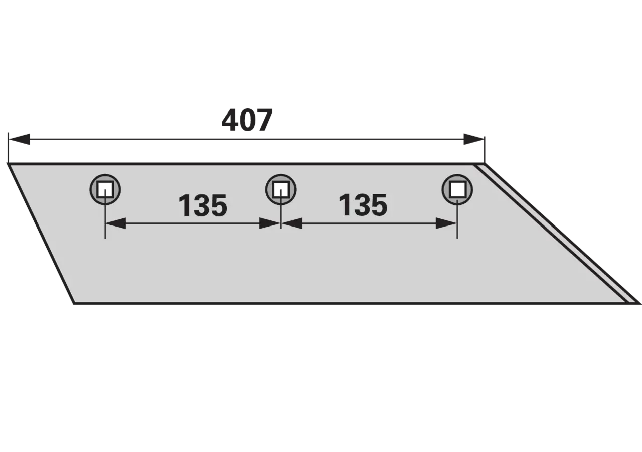 Scharblatt rechts – passend für Lemken 3352234 iQparts