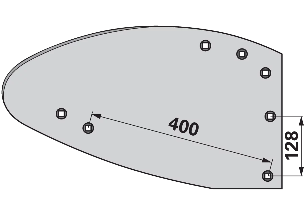 Mollblech rechts – passend für Rabe 2708.13.01 GartenShop24
