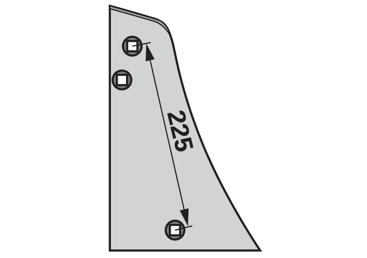 Mollblechkante rechts – passend für Rabe 2708.06.01 GartenShop24