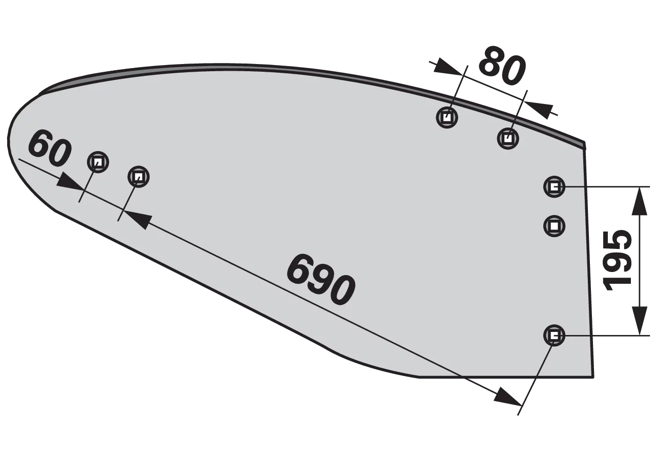 Mollblech rechts – passend für Rabe 2701.08.01 iQparts