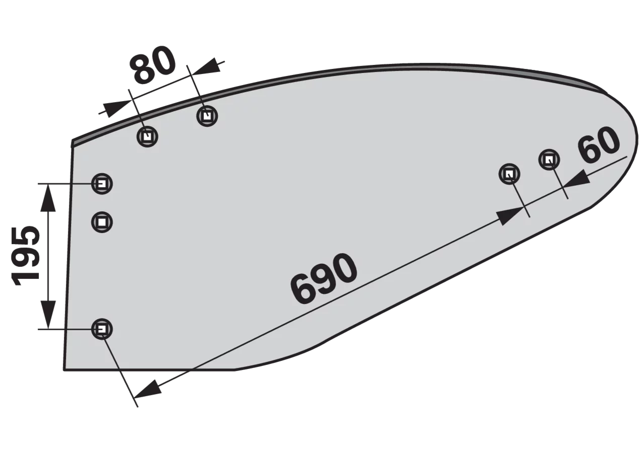 Mollblech links – passend für Rabe 2701.08.02 iQparts