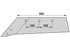 Wechselspitzschare links – passend für Regent 33.21.228, DW 40 SL iQparts