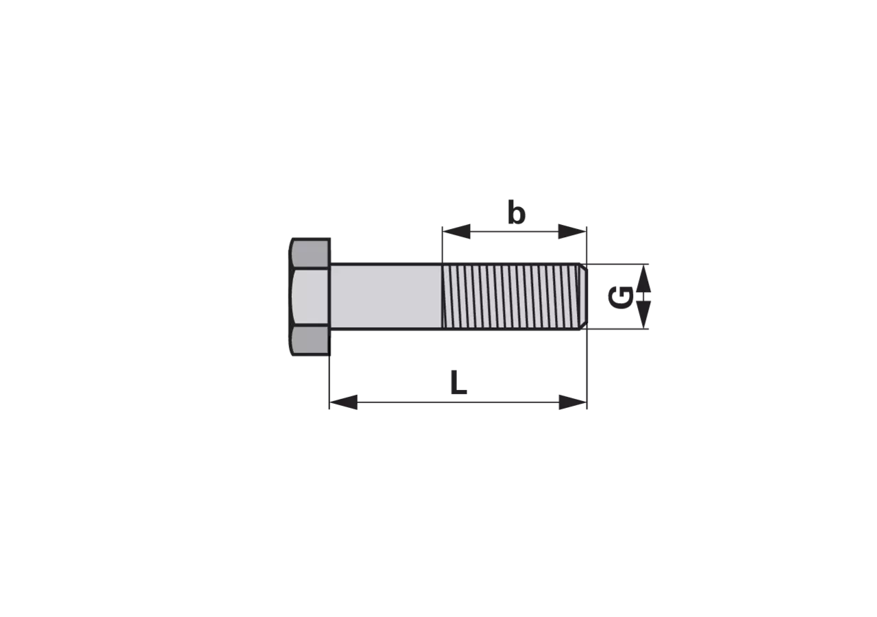 Abscherschraube M16 x 85 mm Güte 10.9 mit Mutter GartenShop24