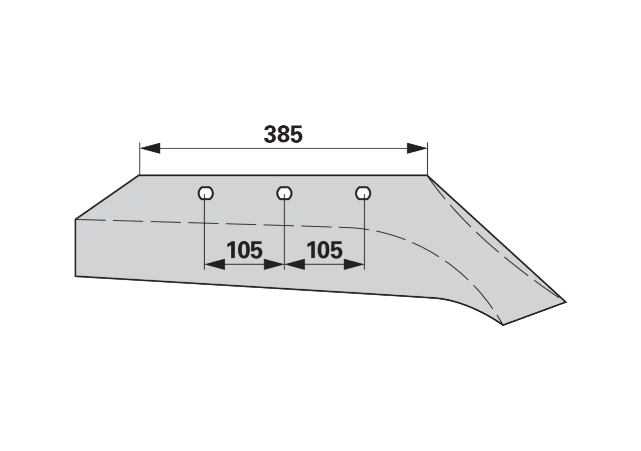 Schnabelschare rechts – passend für Vogel & Noot PK400101 iQparts