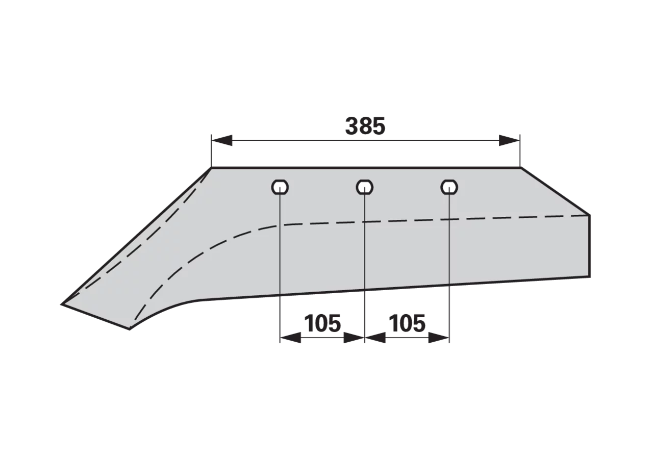 Schnabelschare links – passend für Vogel & Noot PK400201 iQparts