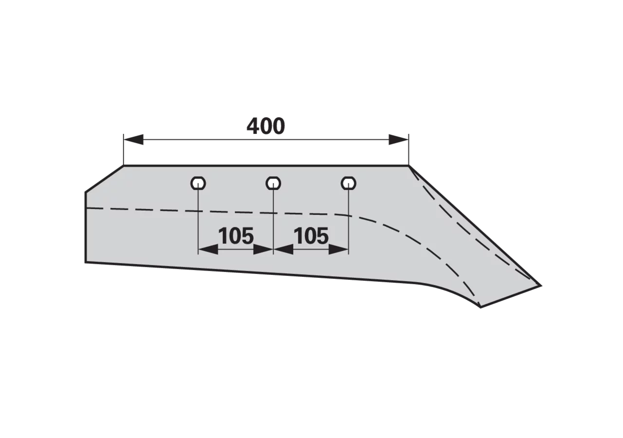 Schnabelschare rechts – passend für Vogel & Noot PK500101 iQparts
