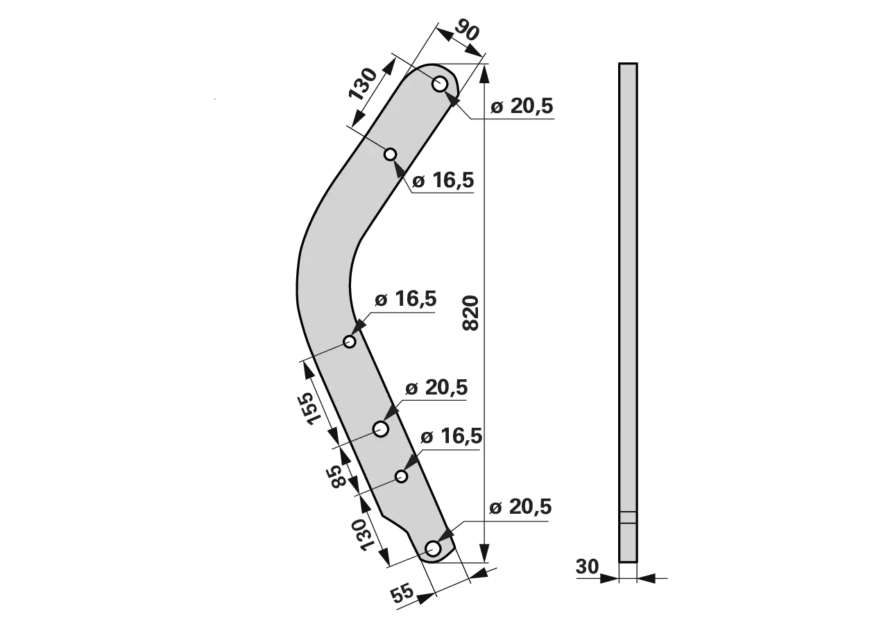 Grindel – passend für Vogel & Noot PG000016, RH 82 iQparts