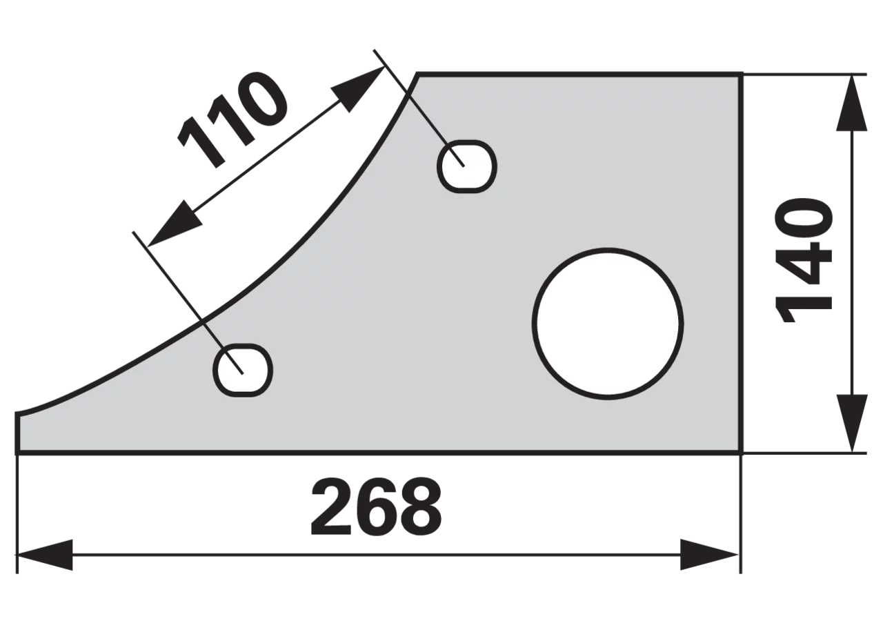 Anlage rechts – passend für Vogel & Noot PR9.130.03 iQparts