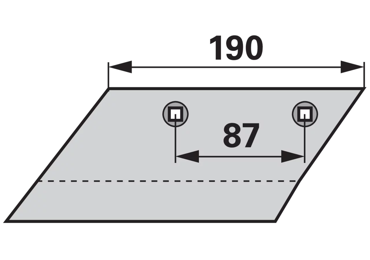 Vorschälerschare links – passend für Gassner 11 949 FRANK