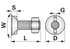Pflugschraube 2-Nasen, M12 x 35 mm, Güte 8.8, 10 Stück mit Mutter GartenShop24