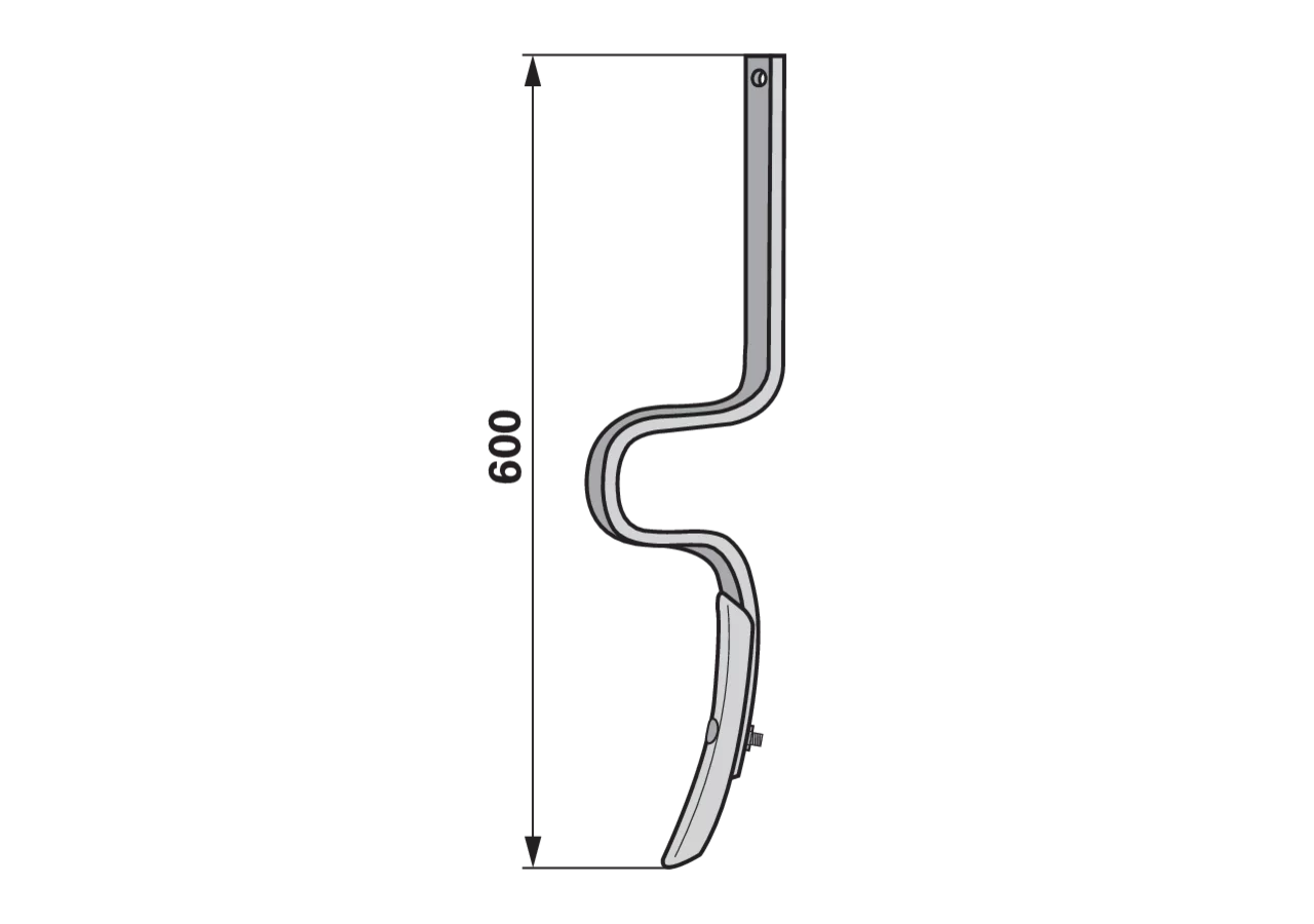 Spurlockererzinke 32 x 12 x 600 mm Bellota