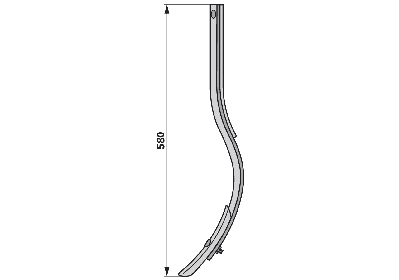 Spurlockererzinke 32 x 10 x 580 mm GartenShop24