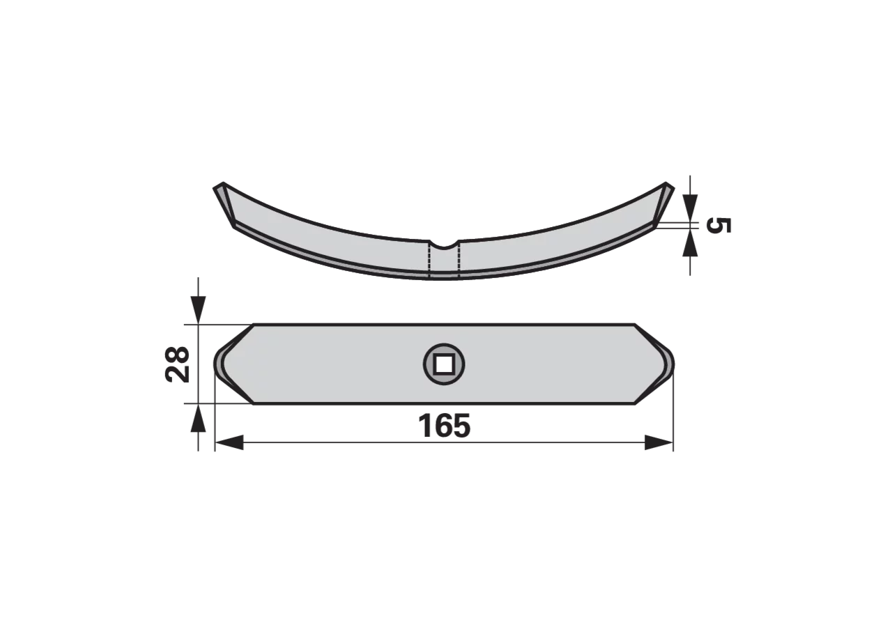 Gareschare 28 x 5 x 165 mm GartenShop24
