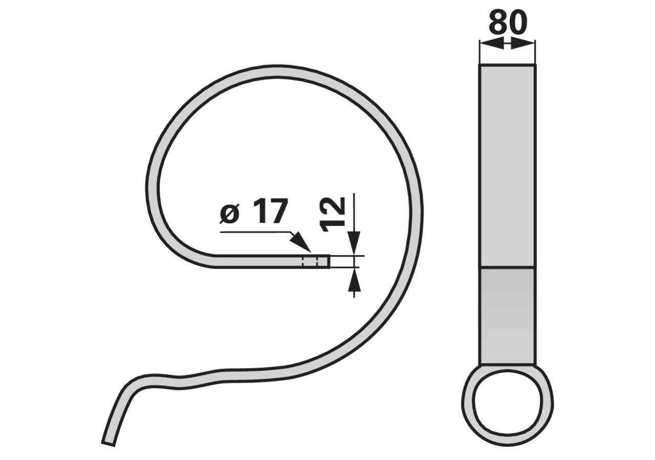 Verstärkungsfeder 80 x 12 mm GartenShop24