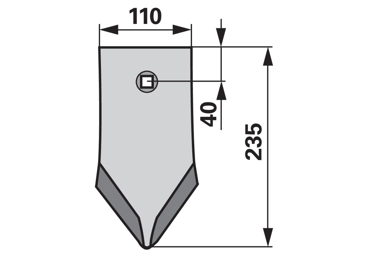 Scharspitze – passend für Regent 871.12.20 GartenShop24