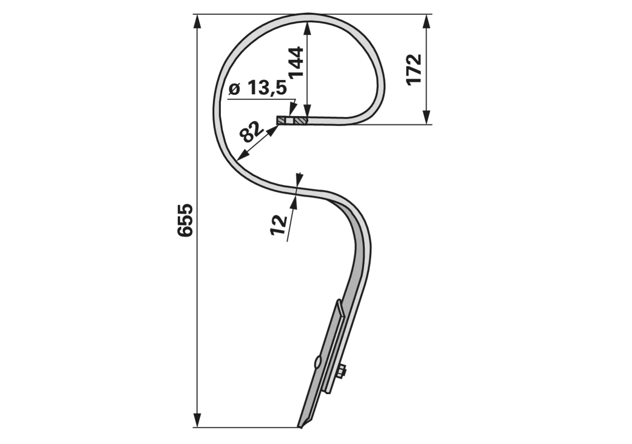 Garezinke gerade – passend für Kerner 03-010.100 GartenShop24