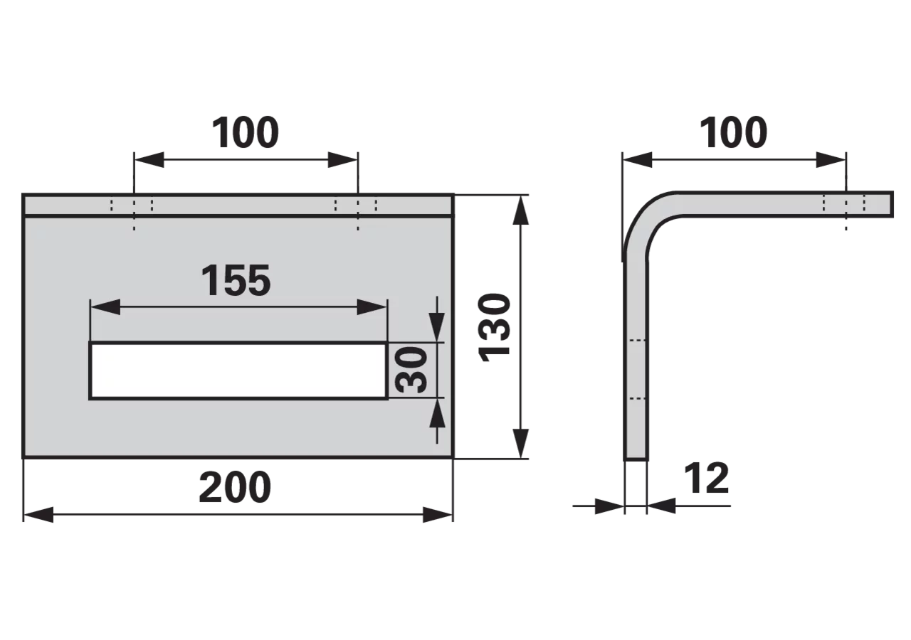Zinkenhalter für Rahmen 80 x 80 mm, System Goliath GartenShop24
