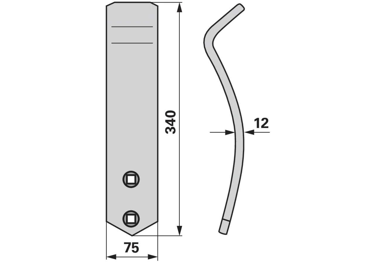 Leitblech Mitte – passend für Farmet 3002413 GartenShop24
