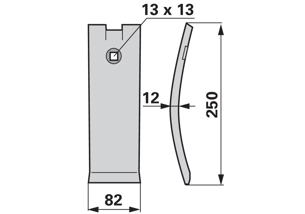 Verschleißteil – passend für Väderstad 452854-1 GartenShop24