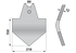Vorschare – passend für Väderstad 454338-1 GartenShop24
