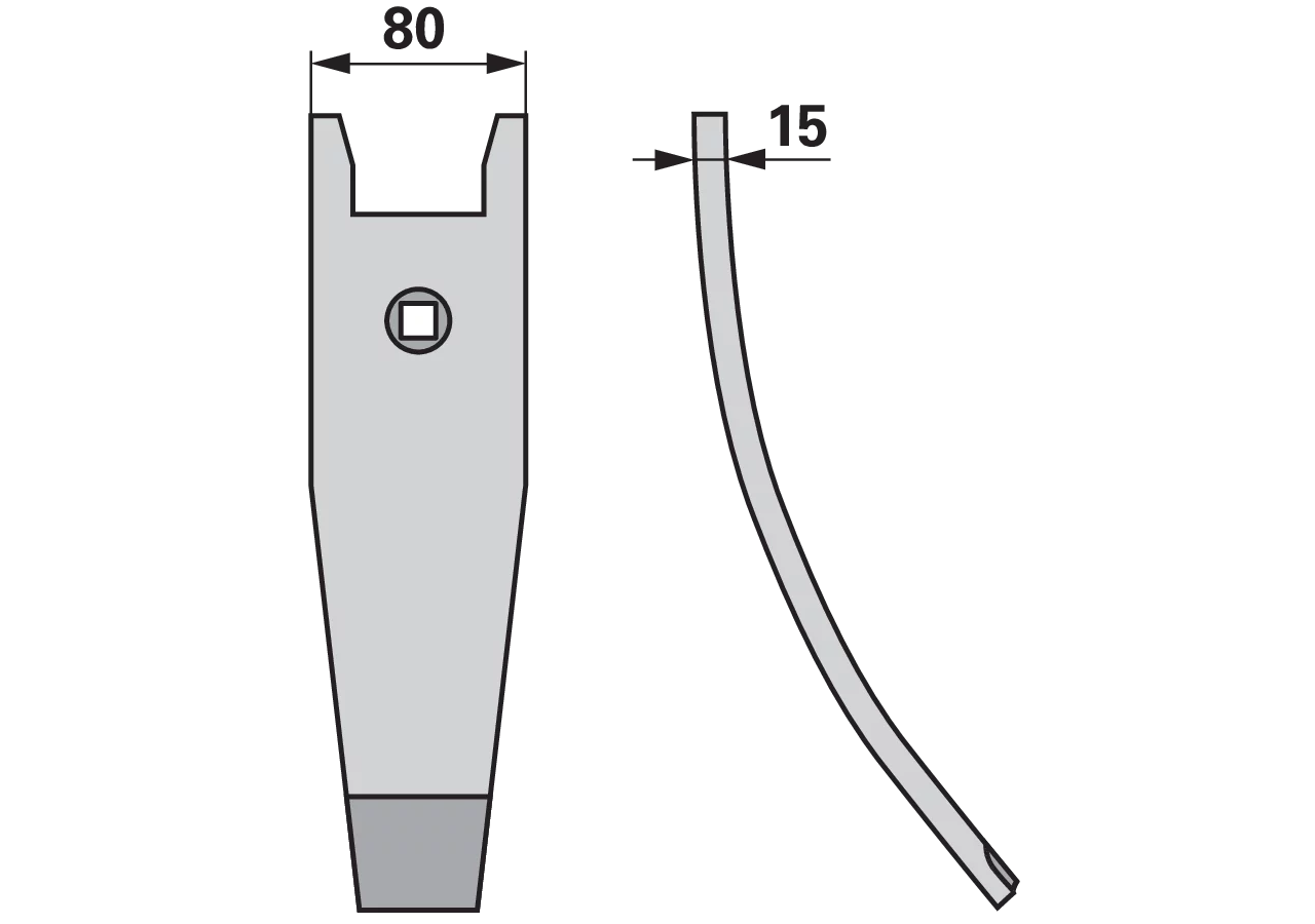 Spitze HM – passend für Bednar KM060249 iQparts