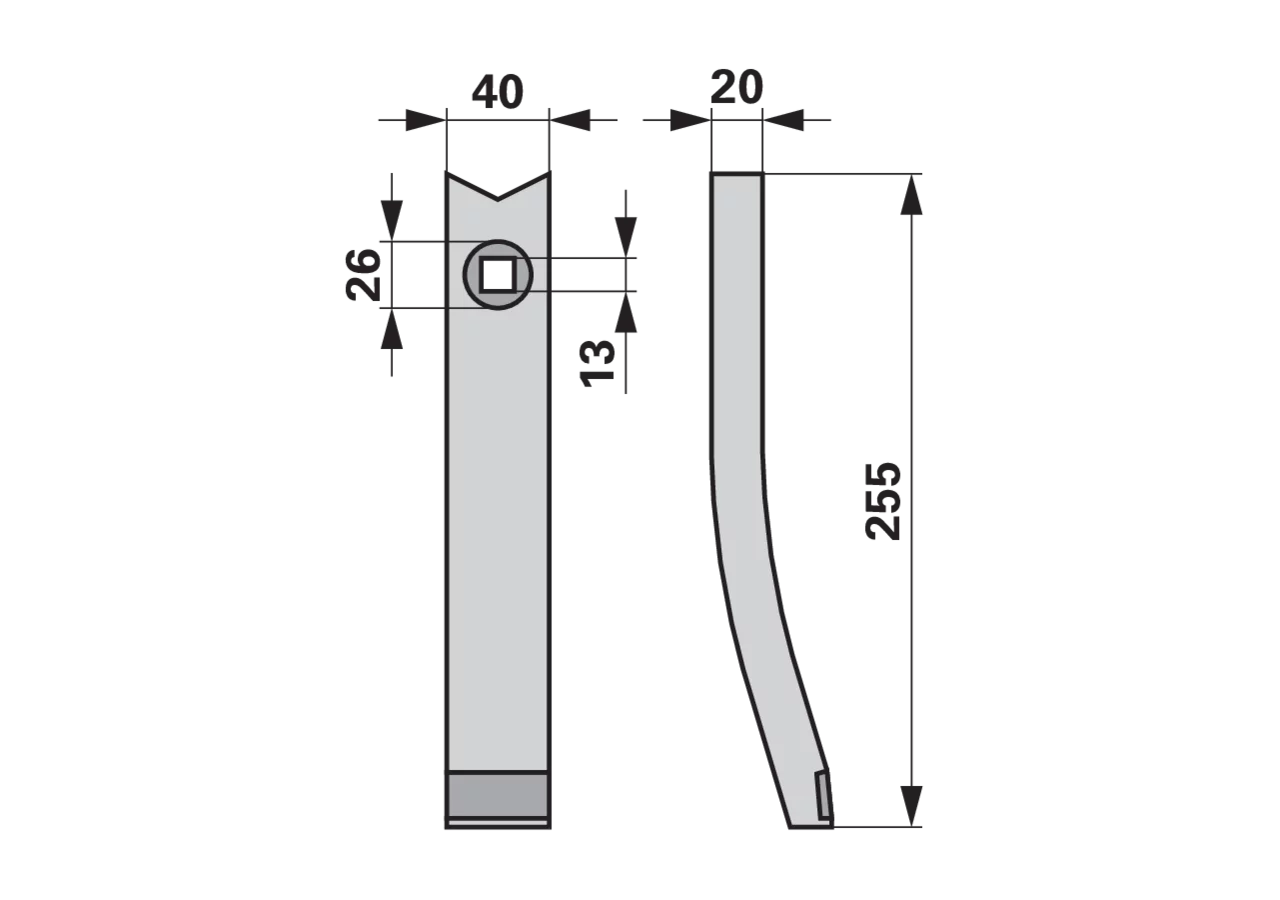 Scharspitze HM – passend für Farmet 4007998 GartenShop24
