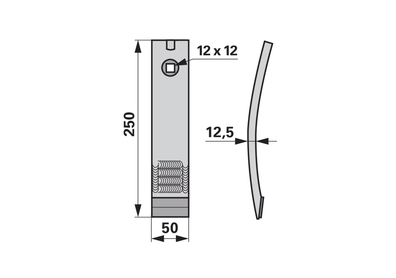 Grubberschare Hartmetall – passend für Väderstad 457618-1 JPF