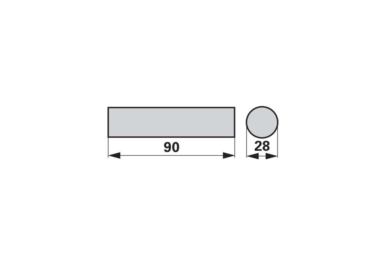 Gummischnur 28 x 90 mm – passend für Horsch 00200165 GartenShop24