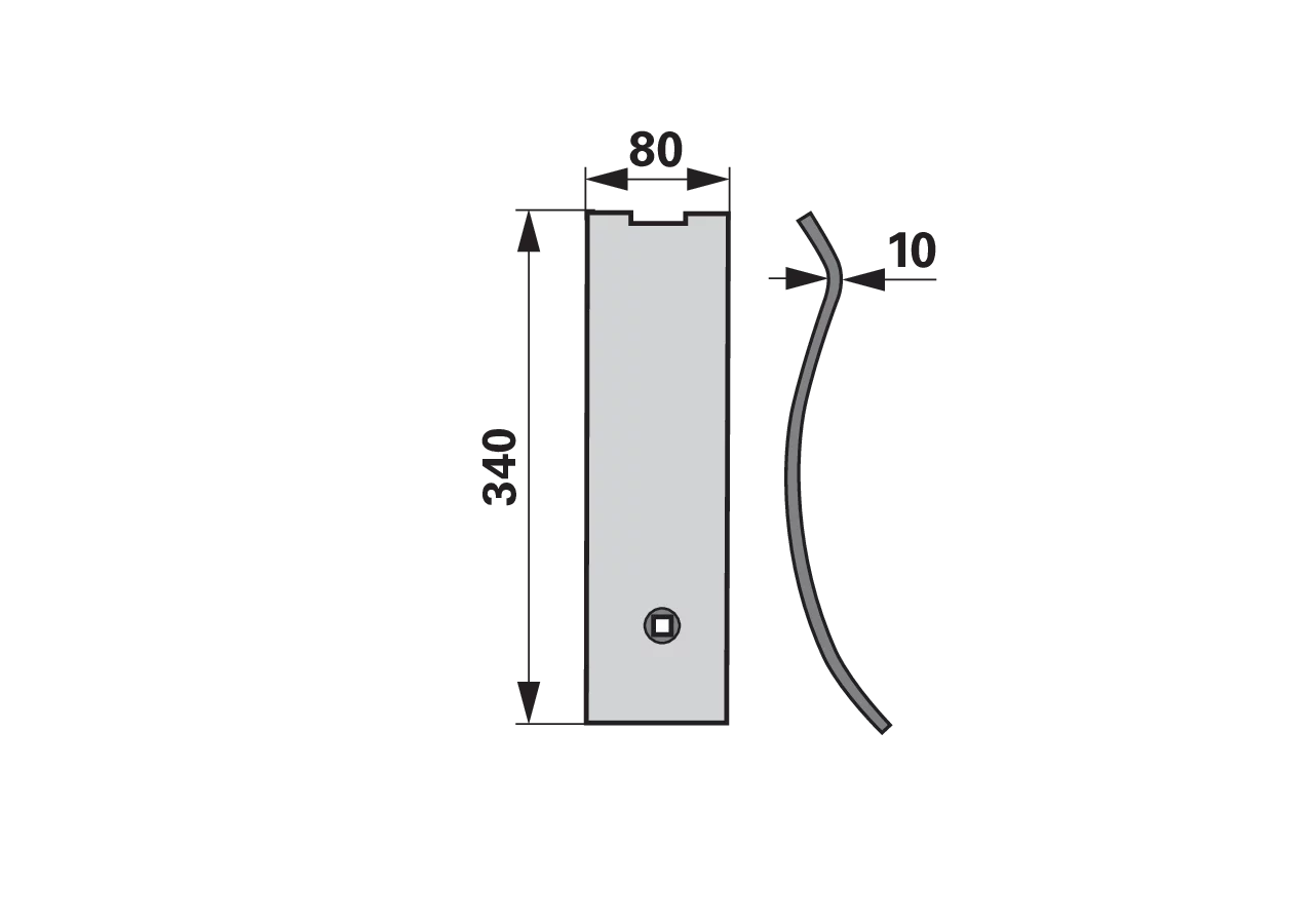 Leitblech – passend für Väderstad 482278-1 FRANK