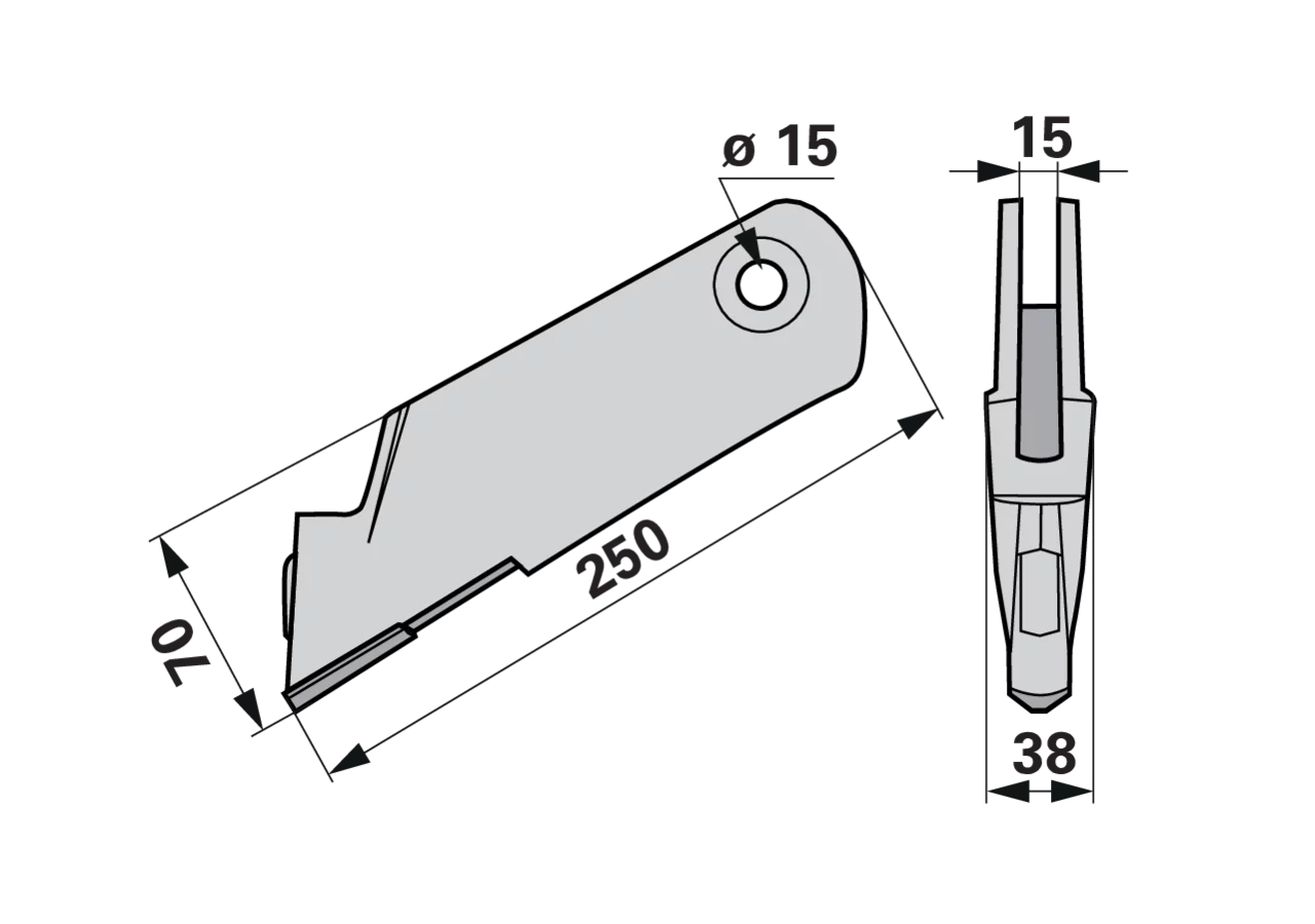 Drillschare Hartmetall – passend für Horsch 00310262 AgriCarb