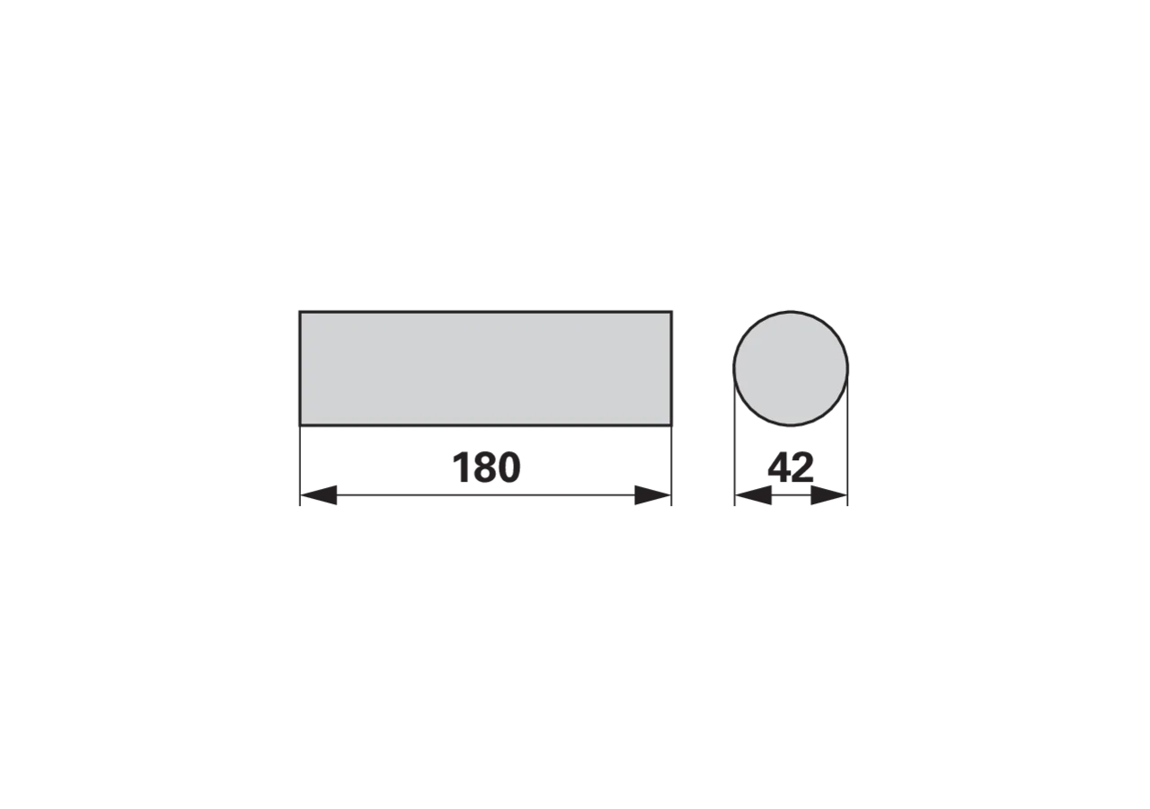 Gummielement 42 x 180 mm – passend für Amazone 78104839 GartenShop24