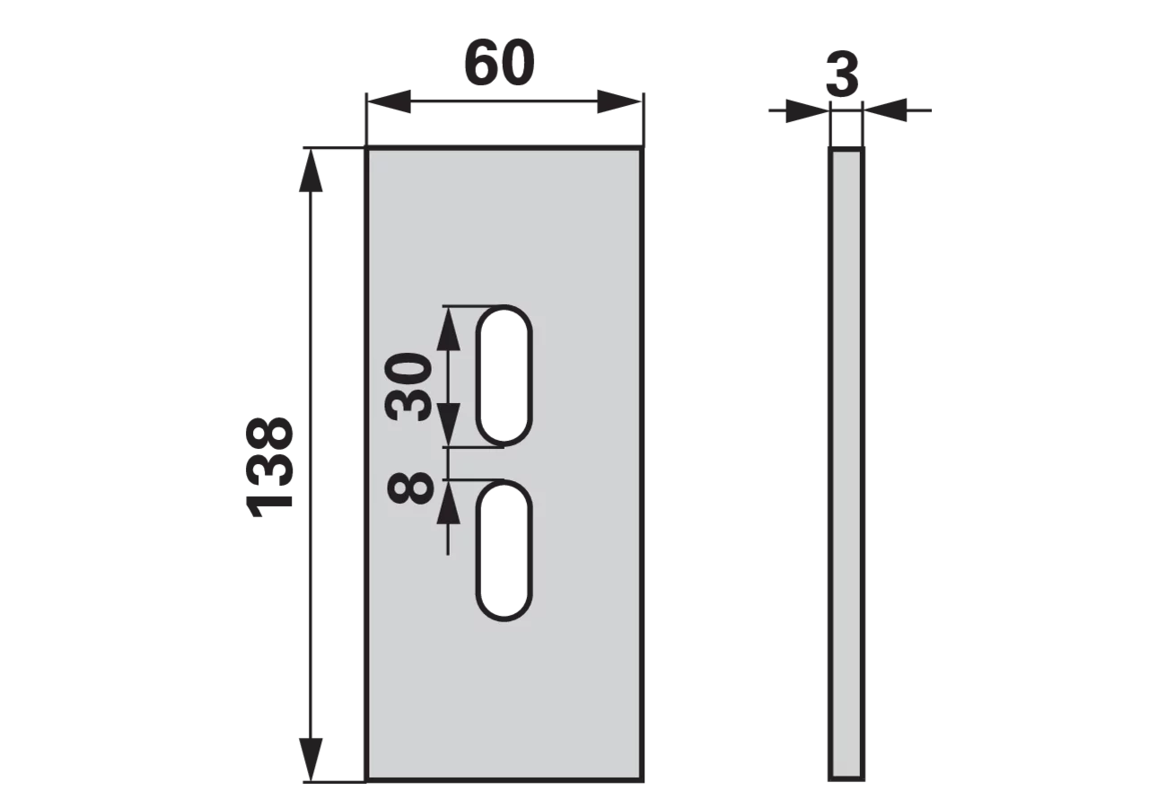 Abstreifblech – passend für Lely 1.1680.1661.0 GartenShop24