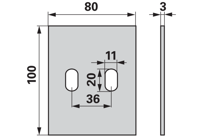 Abstreifblech – passend für Sicma 100x80x3 GartenShop24