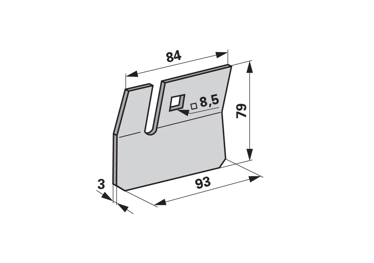 Abstreifer passend für Howard 180368 GartenShop24