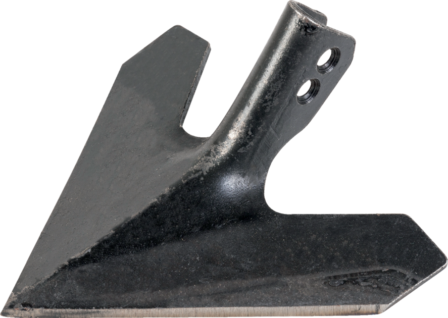 Hackschar 140 mm, Arbeitswinkel 50 Grad, für Stielmaterial 30 x 10 mm GartenShop24 - Hochwertige Gartengeräte