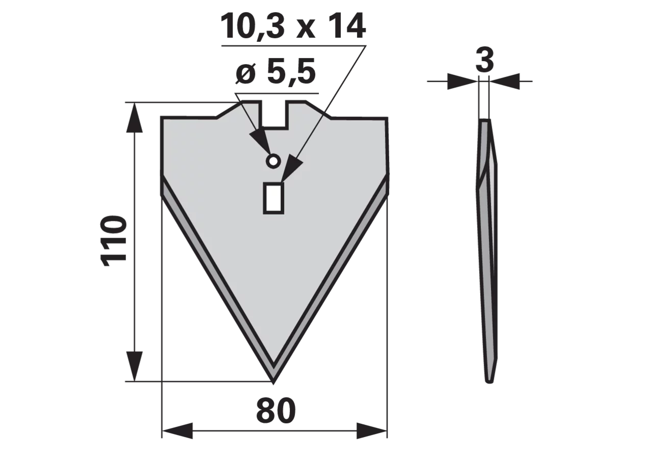 Hackschar anstelle von Schmotzer 361615 GartenShop24 - Hochwertige Gartengeräte