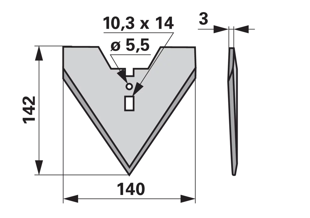 Hackschar anstelle von Schmotzer 361640 GartenShop24 - Hochwertige Gartengeräte