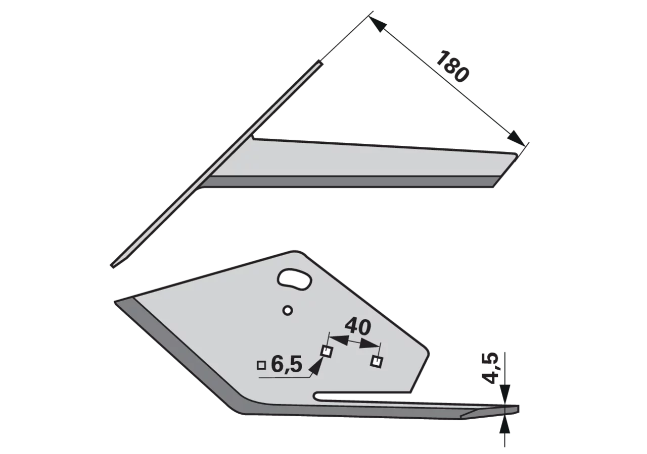 Winkelmesser 180 mm, links K.U.L.T. K.HS 49918L K.U.L.T.