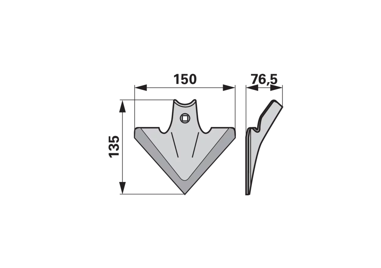 Hackschar mit Beschichtung anstelle von Hatzenbichler 1911010002 - 9421 GartenShop24 - Hochwertige Gartengeräte