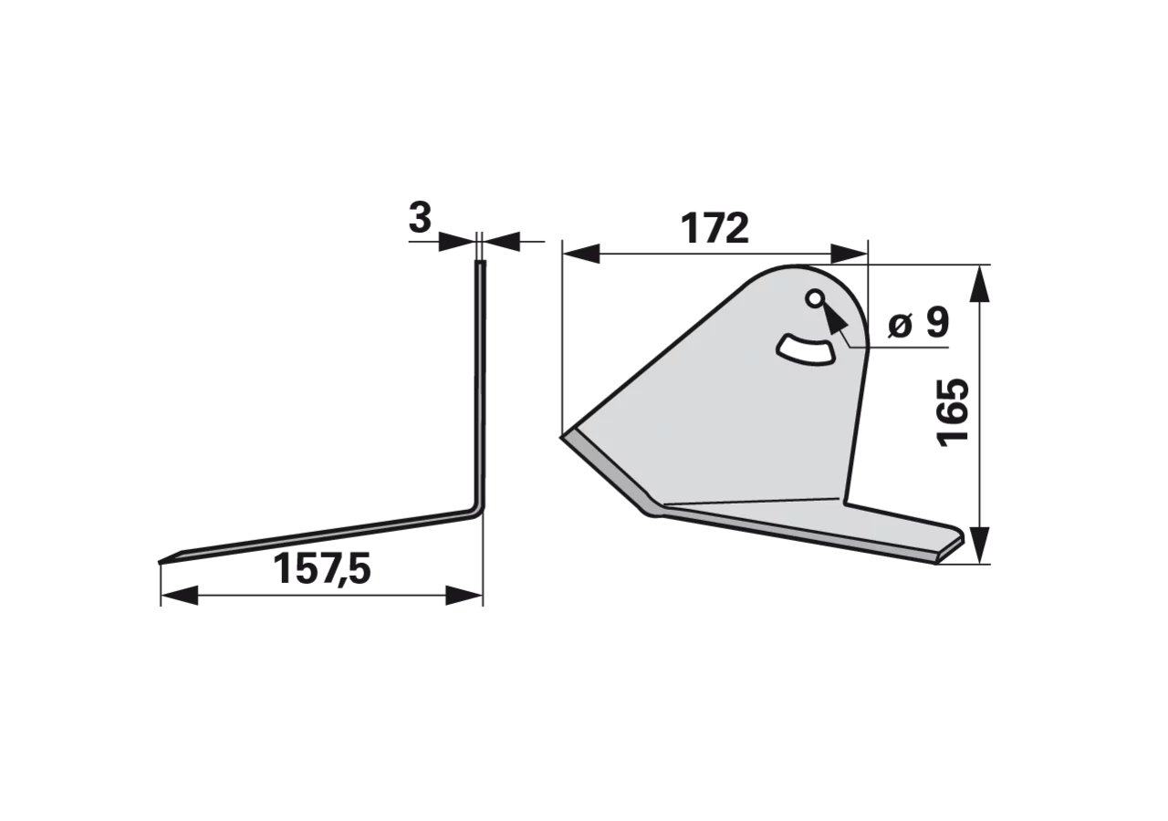 Winkelmesser links anstelle von Steketee 405795 GartenShop24 - Hochwertige Gartengeräte