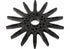 Fingerhackstern 250 mm, lose, Recyclat, schwarz, mittelhart K.U.L.T. K.FH 992021IMR K.U.L.T.