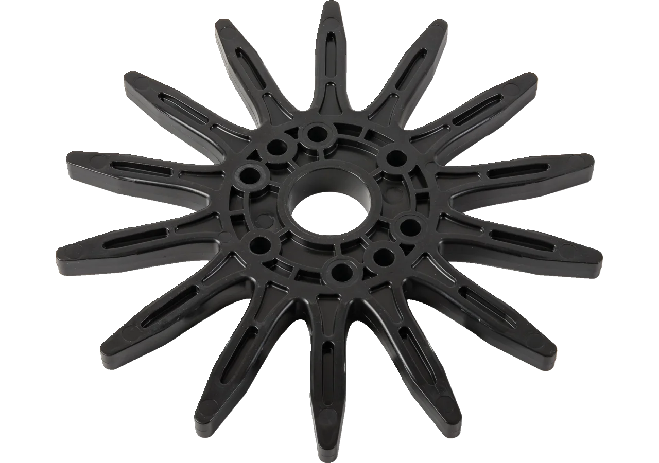 Fingerhackstern 250 mm, lose, Recyclat, schwarz, mittelhart K.U.L.T. K.FH 992021IMR K.U.L.T.