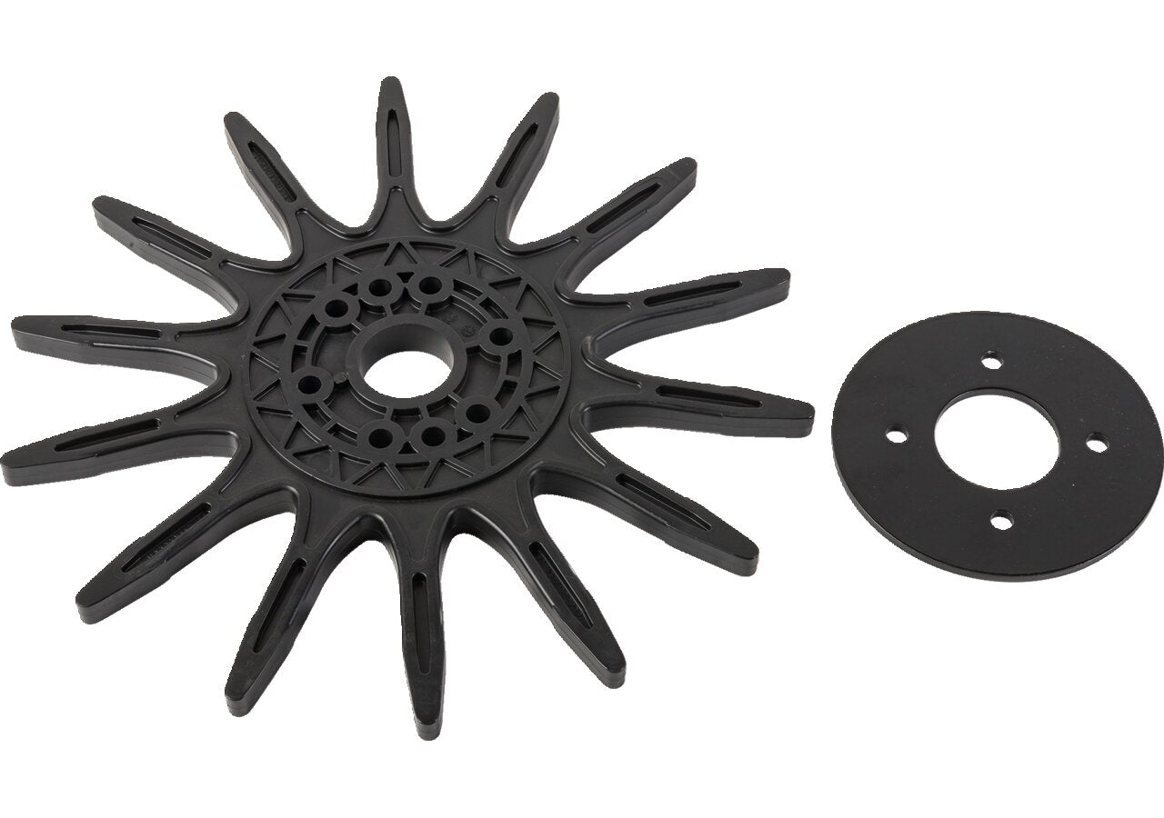Fingerhackstern 310 mm, lose, Recyclat, schwarz, mittelhart K.U.L.T. K.FH 992013IMR K.U.L.T.