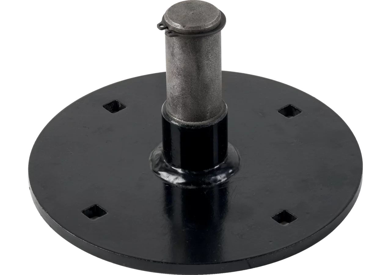 Trägerplatte mit Bolzen, für Haltearm der Fingerhacke 370 mm K.U.L.T. K.FH 991005 K.U.L.T.
