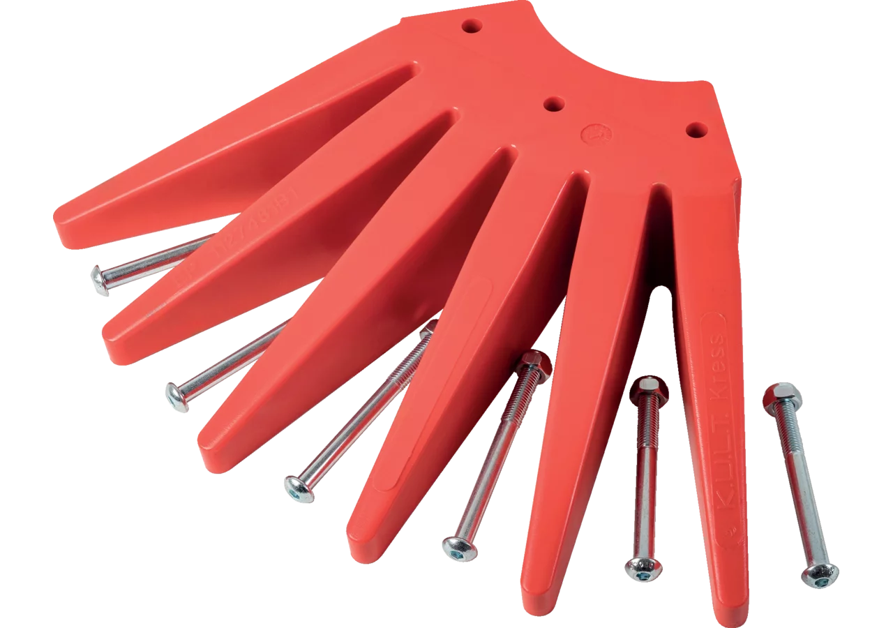 Fingerstern Viertelsegment rot, 700 mm K.U.L.T. K.FH 227V K.U.L.T.