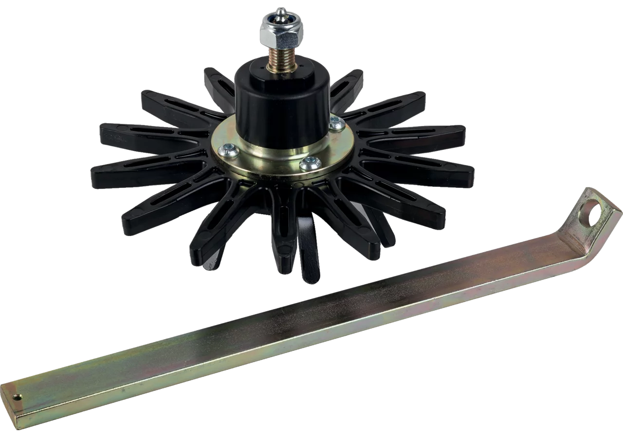 Fingerhackelement schwarz, 250 mm komplett mit Stiel 10 x 30 mm K.U.L.T. K.FH 10612R K.U.L.T.